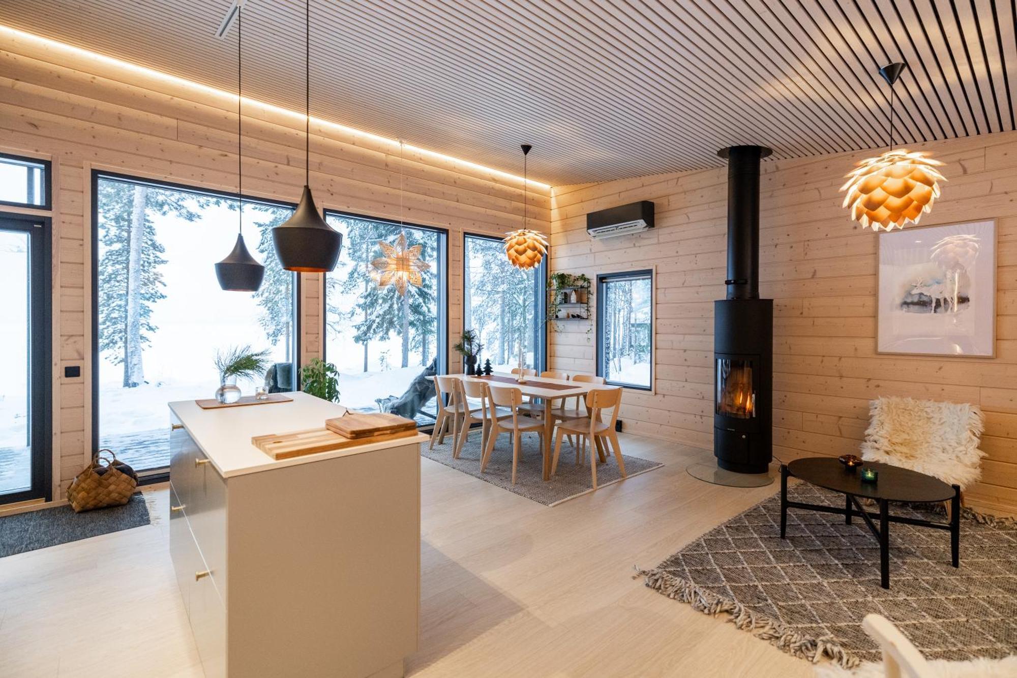 Scandinavian Lakeside Cottage Rovaniemi Zewnętrze zdjęcie